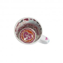 Cană interior “I love You” cu poză și mesaj