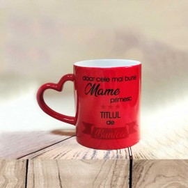 Cană termosensibilă toartă inimă “Bunica”