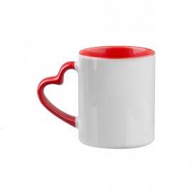 Personalizeaza-ti cana alba toarta inima