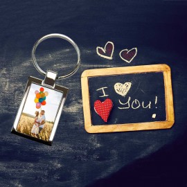 Breloc metalic cu o poza