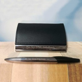 Set business, pix, breloc si suport carti de vizita.