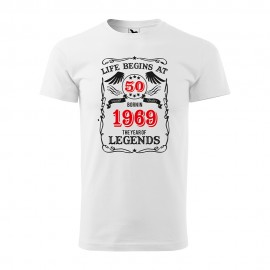 Tricou - LIFE BEGINS AT 