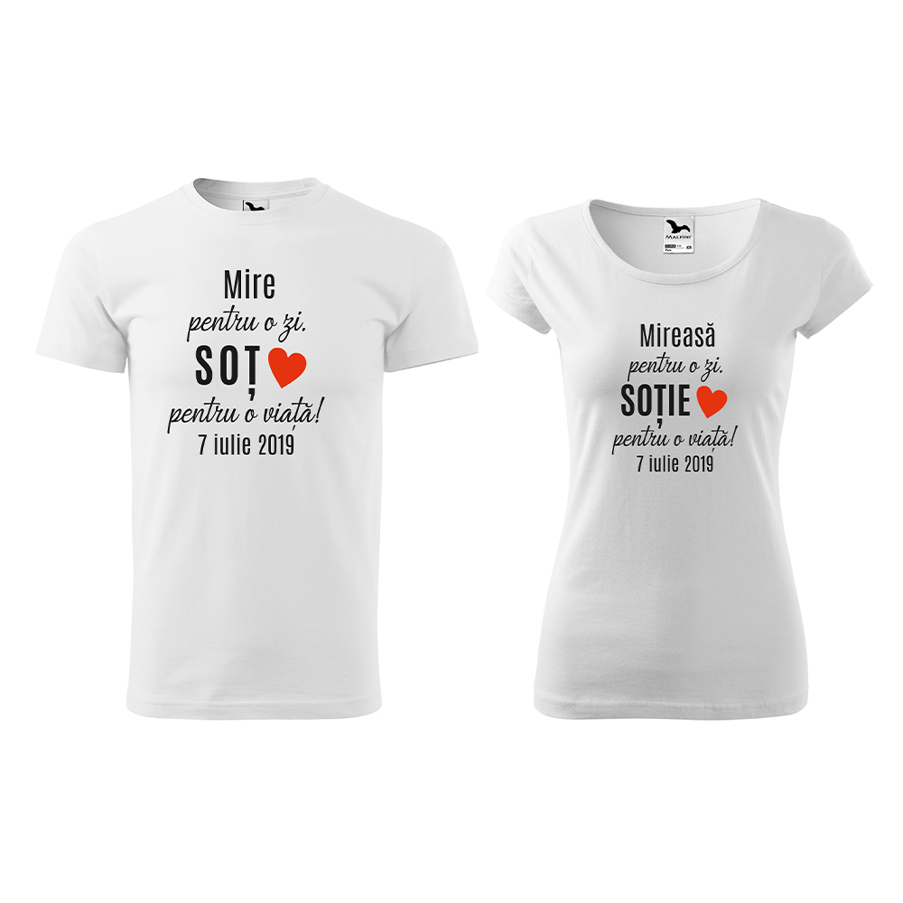 Set tricouri Mire si Mireasa